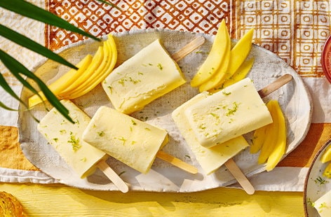 Image of "Mango and lime kulfi"