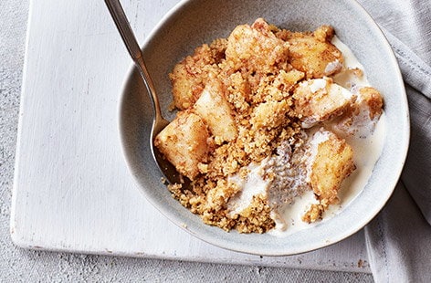 Image of "Air-fryer apple crumble"