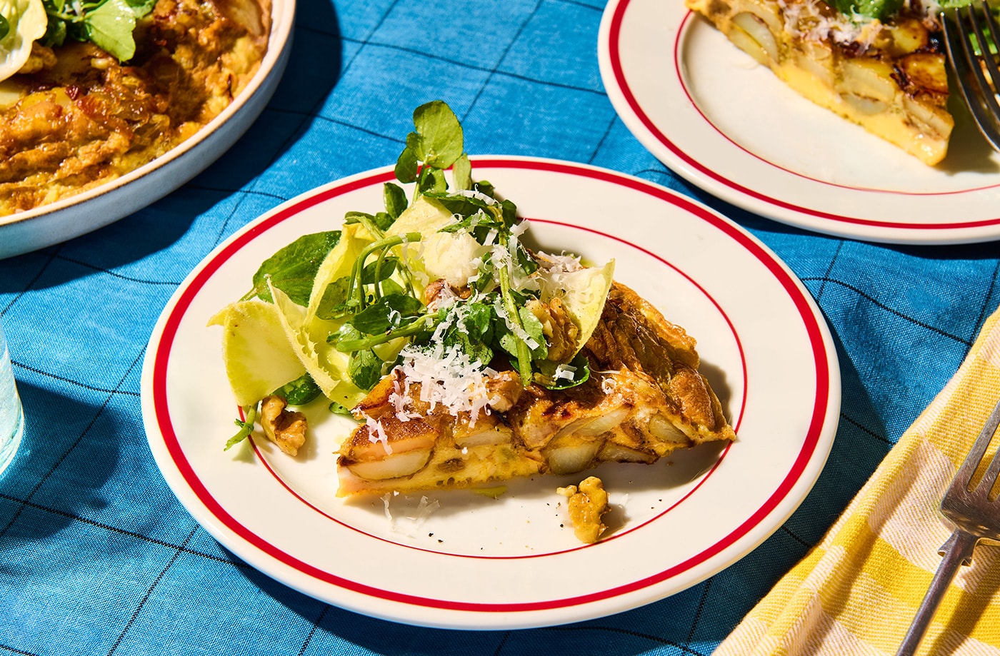 Brown butter Jersey Royal frittata
