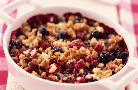 Image of "Summer fruit crumble"