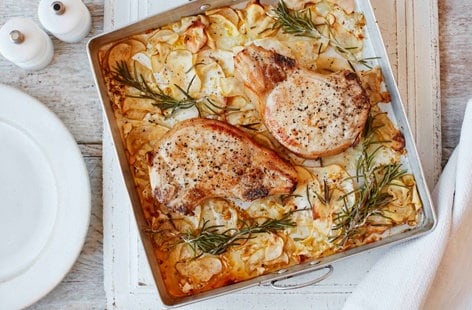Image of "Pork, celeriac and apple bake"