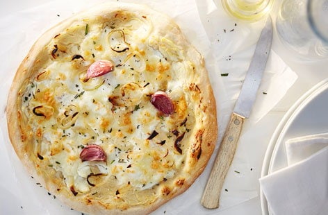 Image of "Bianca pizza"