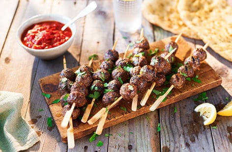Image of "Beef kofte with spiced tomato sauce"