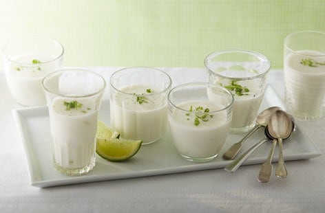 Image of "Coconut and lime panna cotta"