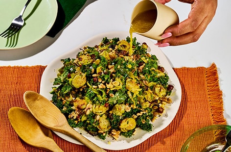 Image of "Shredded sprout salad"