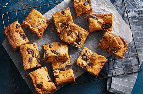 Image of "Vegan salted miso blondies"