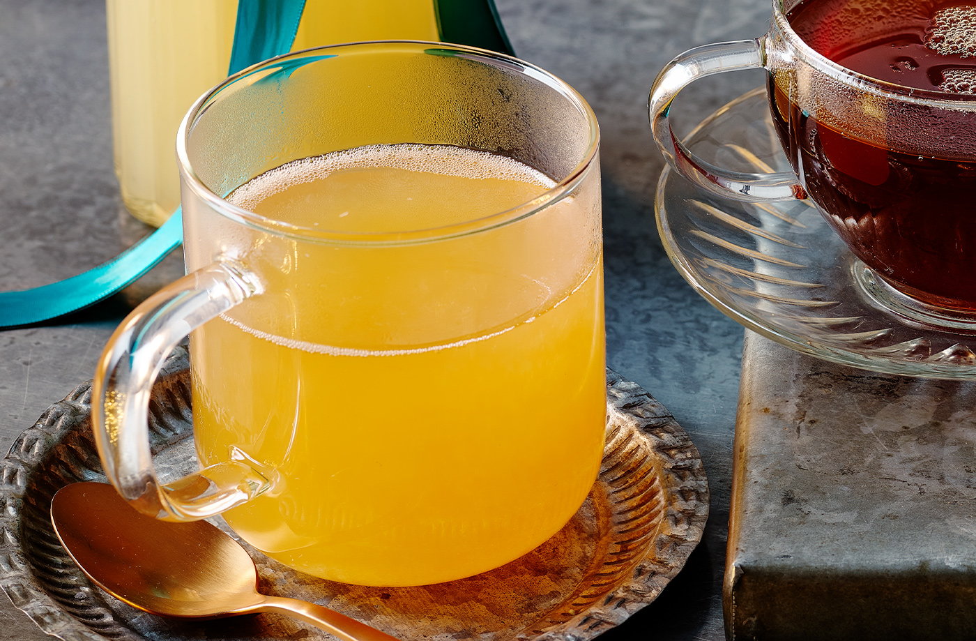 Spiced pear and ginger mulling syrup