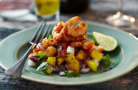 Image of "Grilled prawns with lime and smoked paprika"
