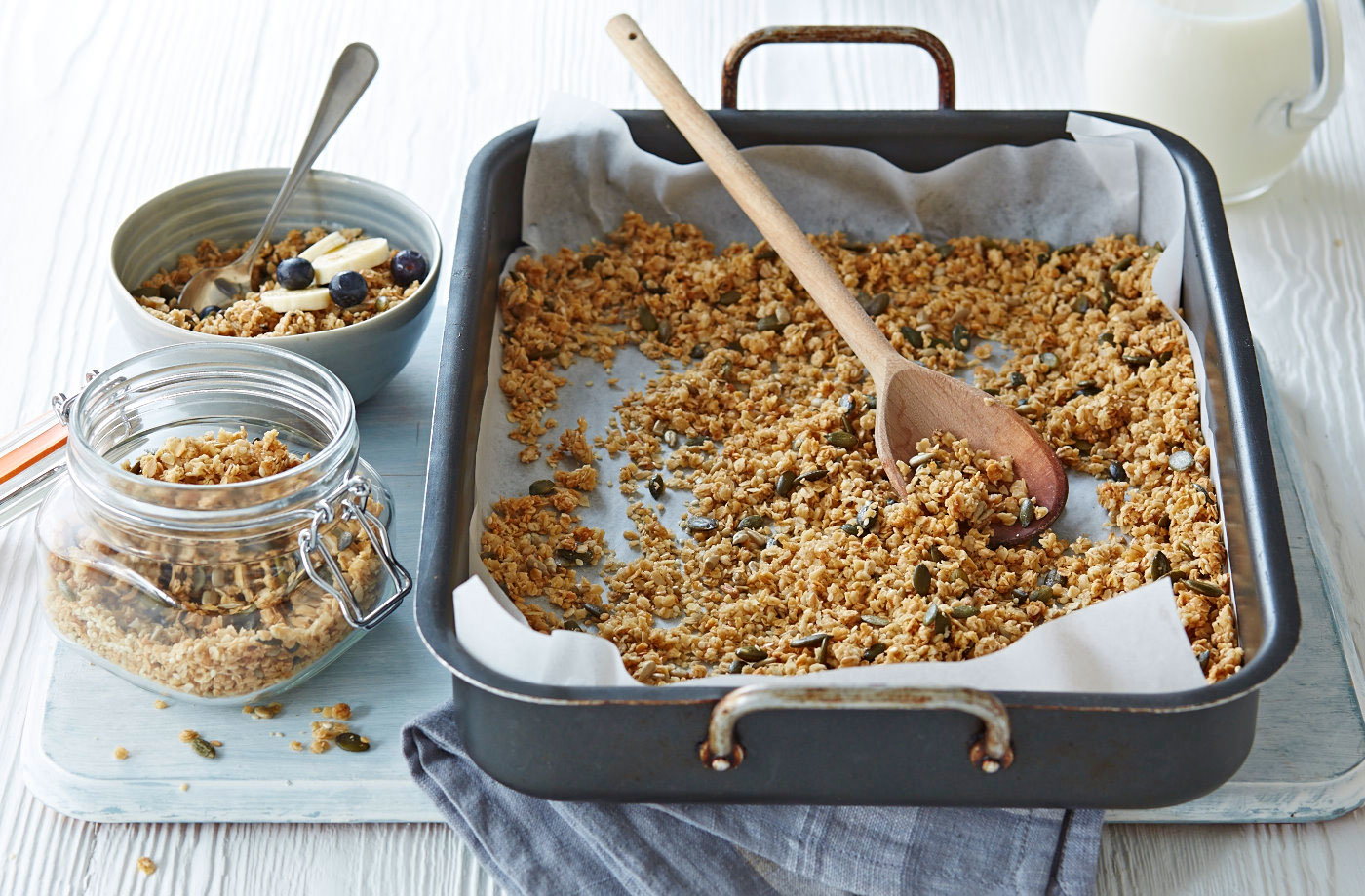 Maple and honey granola