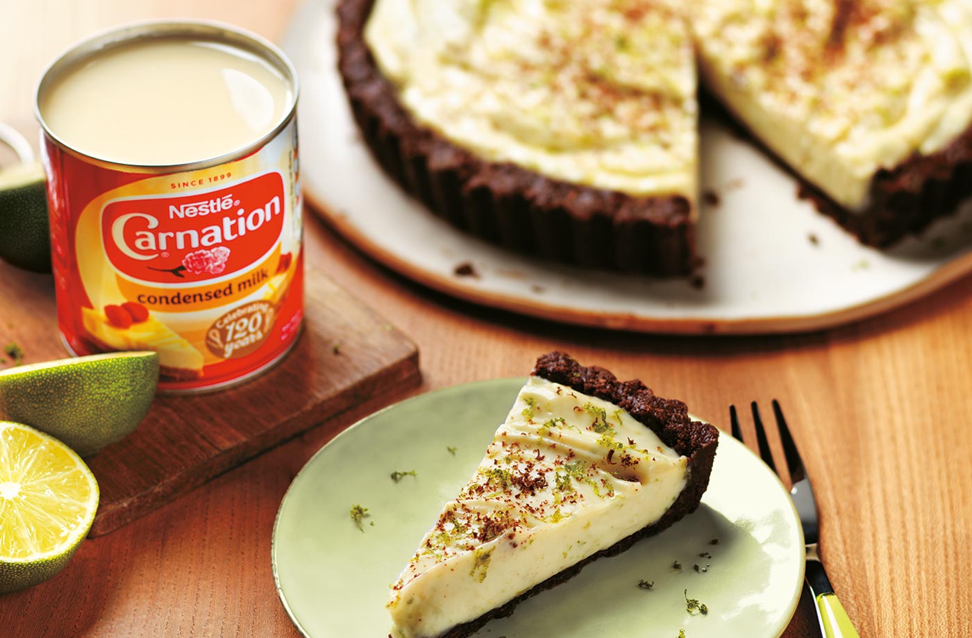 Sam's 'secretly easy' choc Key lime pie