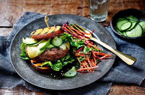 Image of "Naked burger"