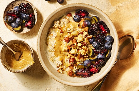 Image of "Tahini and apple chia breakfast bowls"