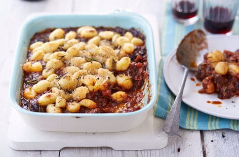 Image of "Beef ragu with baked gnocchi"