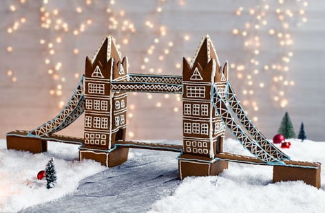 Image of "Gingerbread tower bridge"