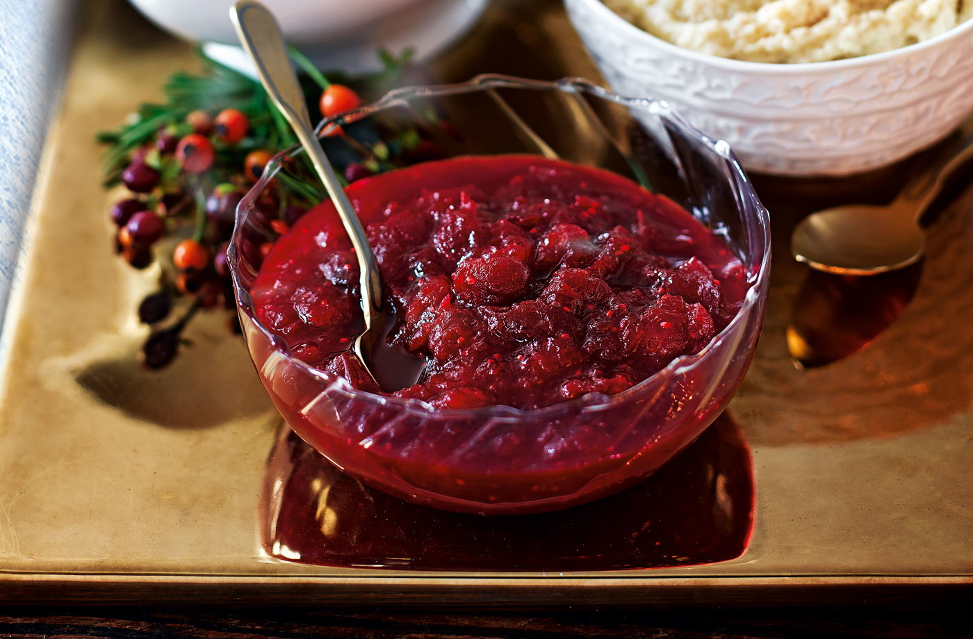 Cranberry, port and orange relish