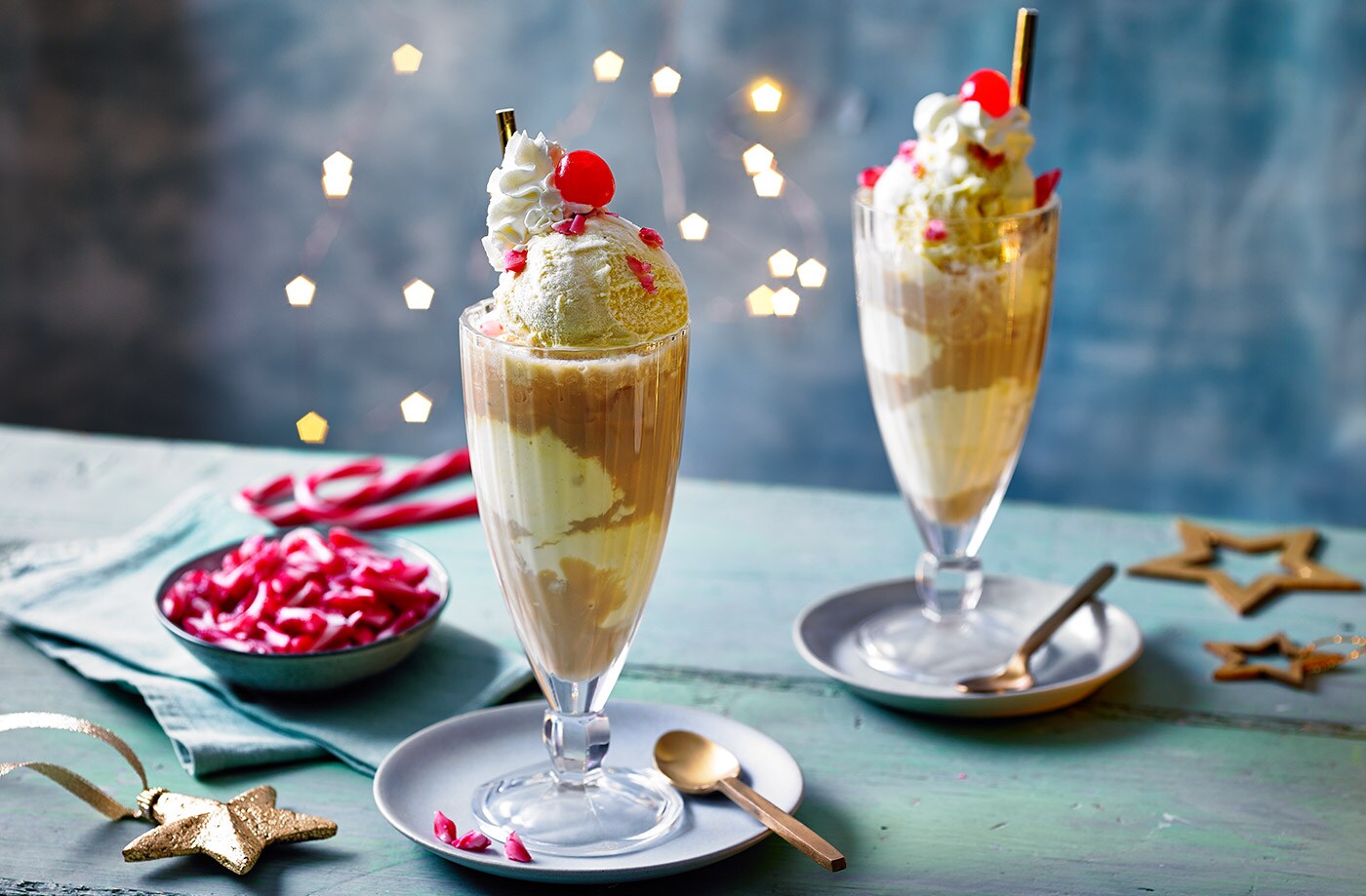 Irish cream liqueur float