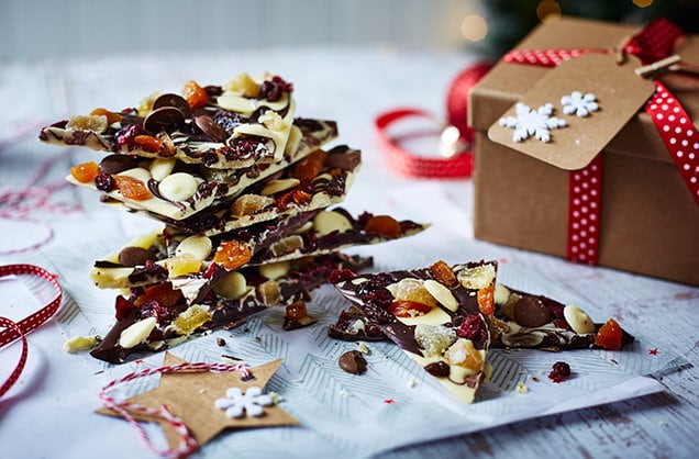 Fruity festive bark