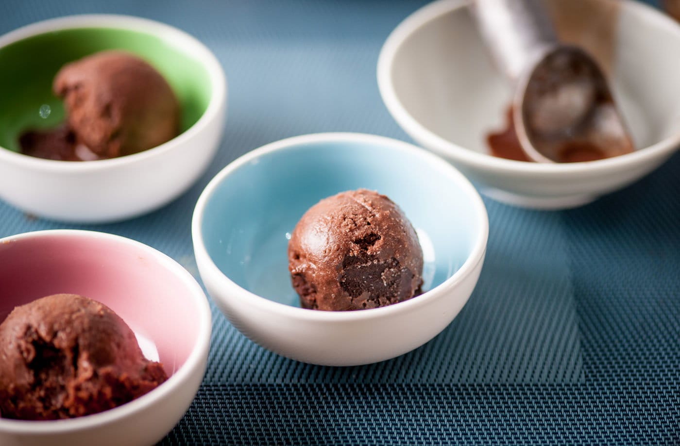 Paul Ainsworth's chocolate orange sorbet