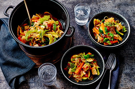 Image of "Tofu and vegetable stew"