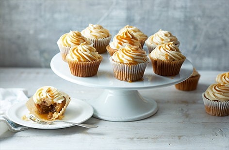 Image of "Vegan salted caramel cupcakes"