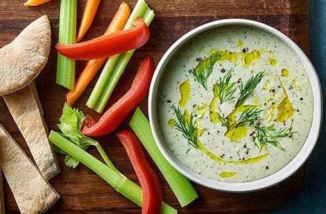 Image of "White bean and garlic dip"