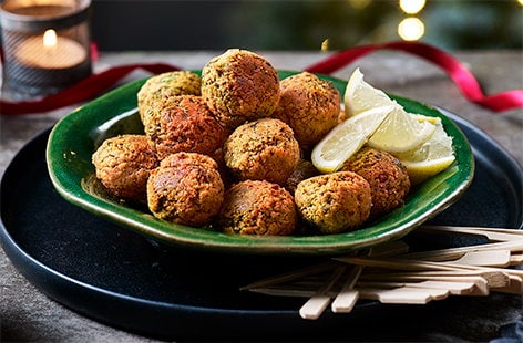 Image of "Baked falafel bites"