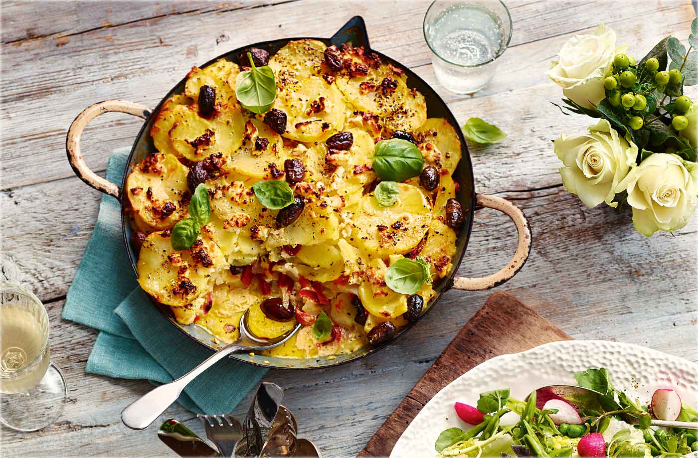 Greek potato gratin