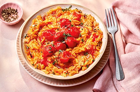 Image of "Roasted tomato 'orzotto'"
