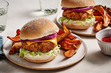 Image of "Tuna melt burger"