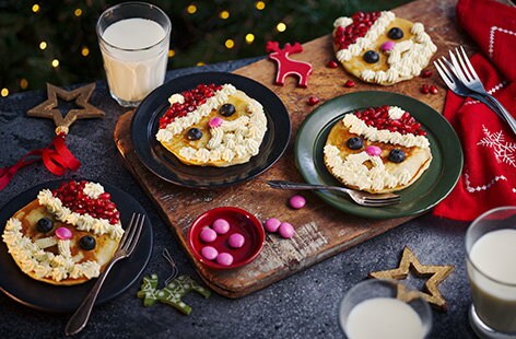 Father Christmas pancakes