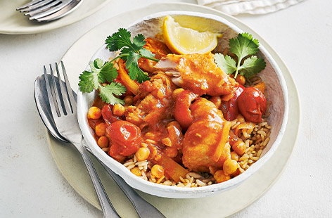 Image of "Harissa-spiced fish stew"