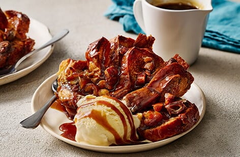 Image of "Sticky toffee bread and butter pudding"