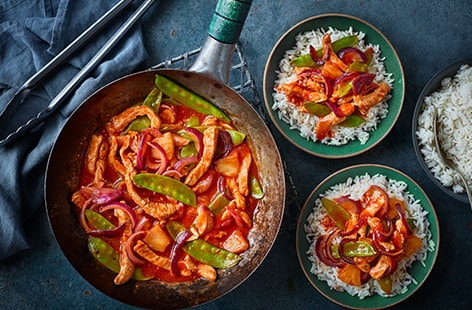 Image of "Sweet and sour pork stir-fry"