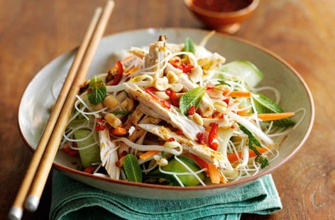 Image of "Vietnamese chicken noodle salad"