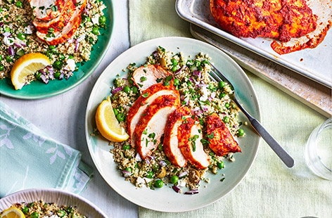 Image of "Spicy chicken and couscous salad"