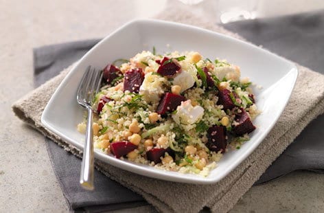 Image of "Beetroot, chickpea and feta salad"