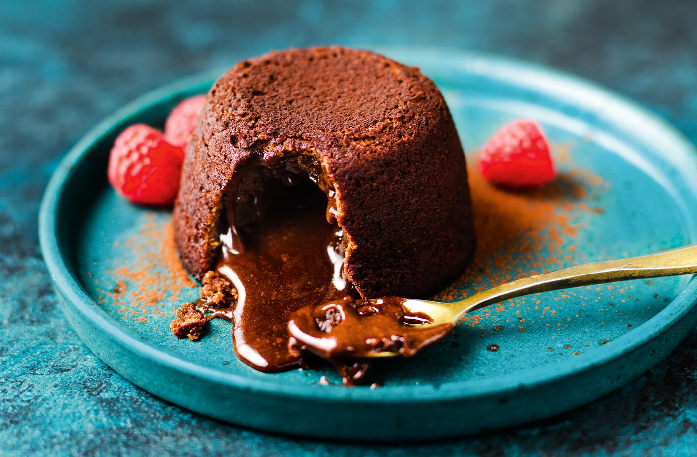 Malted chocolate fondants