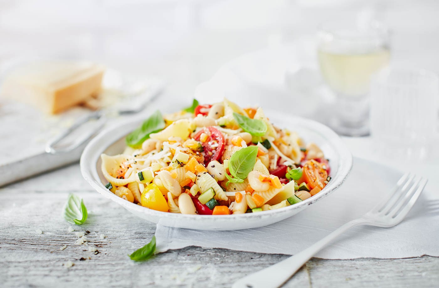 Minestrone pasta salad
