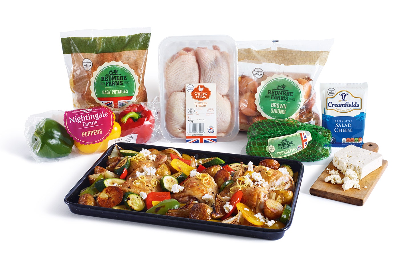 Easy chicken traybake