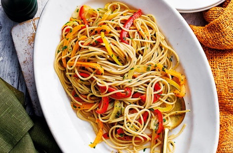 Image of "Spaghetti peperonata"