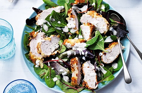 Image of "Southern-fried chicken salad"