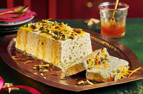 Image of "Pistachio ice cream terrine"