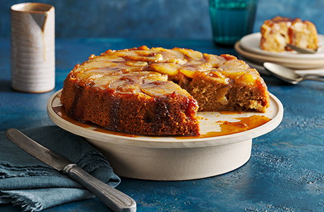 Image of "Miso caramel apple cake"