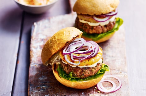 Image of "Pork and pineapple burgers"