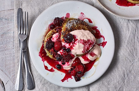 Image of "Crumpet French toast"