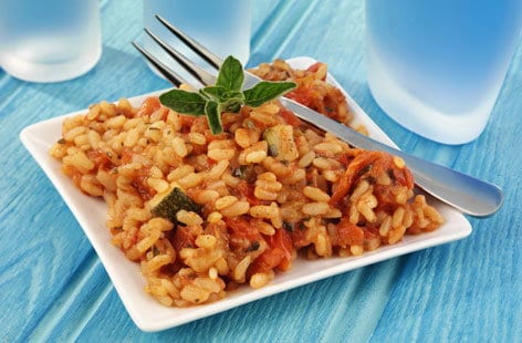 Tomato risotto