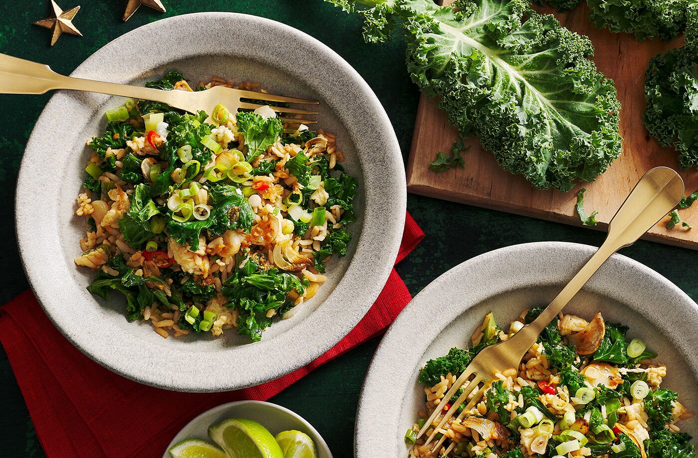 Chilli kale fried rice