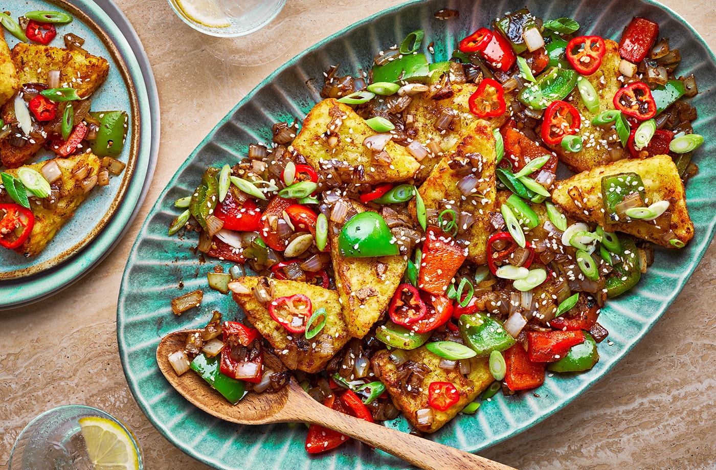 Salt and pepper hash browns