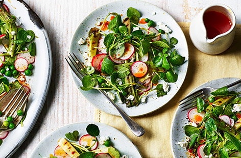Image of "Watercress and charred spring onion salad"