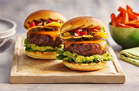 Image of "Olly's 'thank you' Finest burgers"
